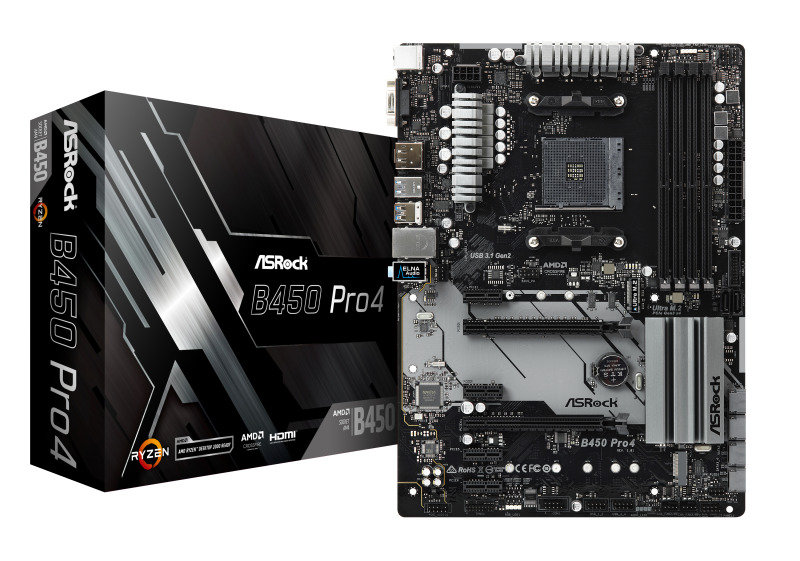 Asrock b450 pro4 установка оперативной памяти